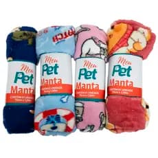 Manta Pet Cobertor para Cachorro Gato Quentinho Estimação