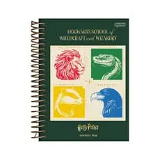 Agenda Diária Escolar Espiral Harry Potter Hogwarts 352 pag