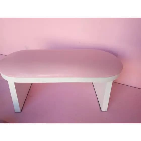 Apoio de Mão - Apoiador de Mão MDF Padrão Todo Rosa - Nail Designer Manicure - Unha