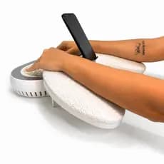 Apoio Apoiador Suporte de Mão Braço Comfort Pro Manicure Profissional Ergonômico Nail Design Unhas Gel Mesa U tipo C