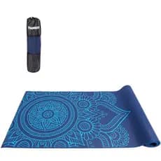 Tapete Yoga Mat Pilates PVC Com Estampa e Bolsa Yangfit