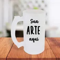 Caneca De Chopp De Vidro Para Cerveja Personalizada Com A Sua Logo Foto Ou Ideia - OFERTA RELAMPÂGO!