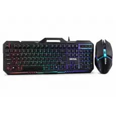 Kit Teclado Gamer Seisa DN-K77 RGB Mouse Led Gamer