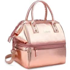 Bolsa Térmica Feminina Grande C/ Alça, Lancheira Impermeável Academia Viagem Passeio Fitness