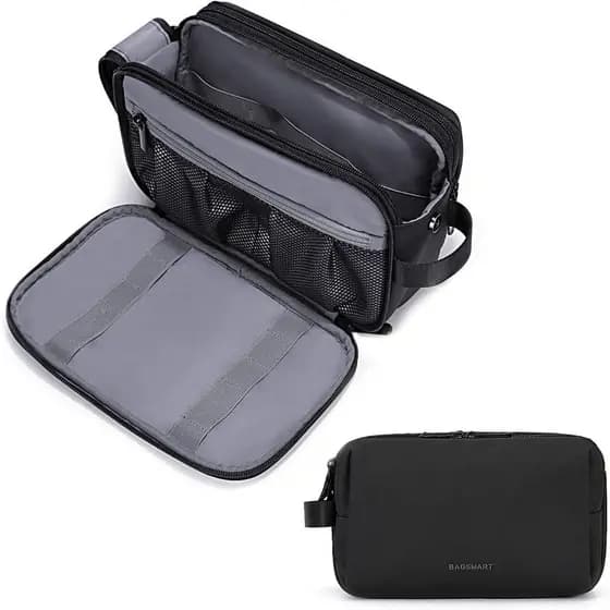 Necessaire Masculina Viagem Impermeável, Estojo Organizador Maquiagem Feminina Com Alça