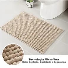 Tapete Capacho p/ Banheiro Cozinha Oval/Macarrão 0,40x0,60 Antiderrapante