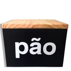 Porta Pão Pinus Cesta Mdf Caixa Decorativa Para Pães
