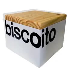 Porta Biscoito Pinus Cesta Mdf Caixa Decorativa Para Bolacha