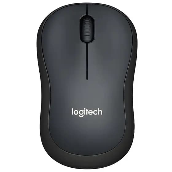 Mouse Sem Fio Logitech M220 Silent Silencioso 1000 Dpi Preto