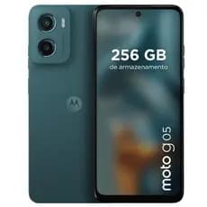 Smartphone Motorola Moto G05 Verde 256GB 4GB RAM Boost Tela 6.7 90Hz Couro Vegano Lançamento Android 15