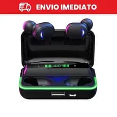 Fone De Ouvido Esportivo Sem Fio Bluetooth 5.0 TWS HI-Fi Estéreo Pega em Xiaomi Android IOS