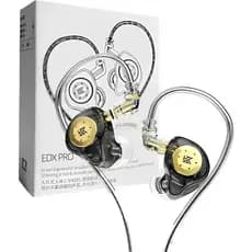 Fone De Ouvido Profissional KZ EDX Pro Intra-auricular, Driver Dinâmico Magnético de 10mm, Original