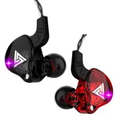 Fone de Ouvido QKZ AK6 Intra-Auricular, Driver Dinâmico de 10mm, Graves Potentes e Cabo Fixo