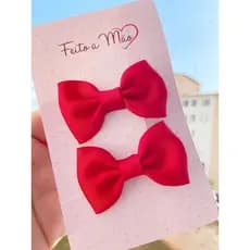 par de laço vermelho , parzinho de laço vermelho - parzinho de laços