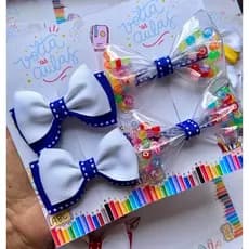 kit de laços infantil escolar laço escolar par de laço de cabelo