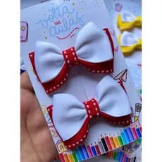 Par de laço laço infantil escolar kit de laço escolar volta as aulas
