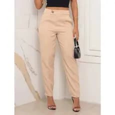 Calça Social Alfaiataria PREMIUM ISABELLA COM ZIPER E bolsos VINTAGE