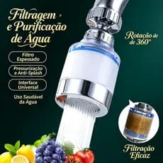 Novo Filtro De Água Da Torneira Remover Cloro Metais Pesados Chuveiros Filtrados Cabeça