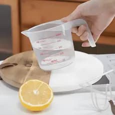 Jarra Medidora De Plástico Copo Medidor De Cozinha Copos De Medida Dosador Receitas Utensílios