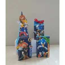 Kit Festa Sonic Menino Azul Personalizado/ Lembrancinha Sonic/ Mimos Sonic / Kit Festa Sonic