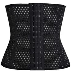 Cinta Modeladora Abdominal Afina Cintura com 3 fechos (3 regulagens) na frente MEDIDAS ALTURA APROXIMADA 25CM
