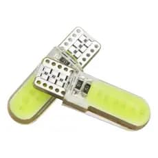 10 Lâmpada T10 Led Cob 12v Pingo Luz Placa Posição Interior