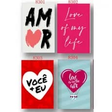 PLACAS DECORATIVAS SÉRIE FRIENDS TAM 20X30 QUADROS DECORATIVOS