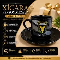Kit Xícara Com Píres Personalizada Ideal Para Empresas Clínicas Caneca Personalizada Com Logo