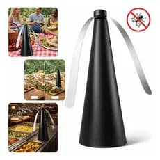 Ventilador Repelente Portátil Afasta Mosca Insetos 26cm