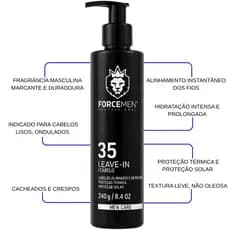 Leave-in Force Men 35 Finalizador Capilar Hidrata E Alinha