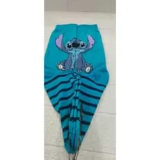 Meias Personagens Lilo Stitch Cano Longo Algodão Desenho Anime Unissex
