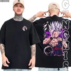 Camisa Gohan Beast Dragon Ball Super Anime Manga Filme Camiseta Basica e Oversized Unissex