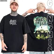 Camiseta Banda Pierce The Veil Post Hardcore Rock Alternativo Album Camisa Basica e Oversized Algodão