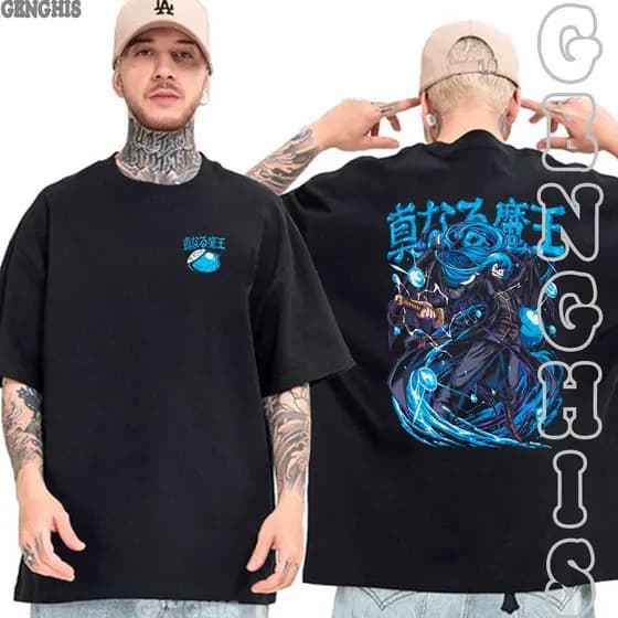 Camiseta That Time I Got Reincarnated As A Slime Anime Camiseta Basica e Oversized Algodão