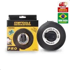 Trena Métrica Profissional 10 Metros Fita de Fibra de Vidro Reforçada Fita Métrica