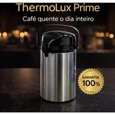 Garrafa Termica Inox Com Grande Capacidade 1,9 Litros Preserve Temperatura Bebidas Quentes Frias