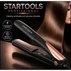 Prancha Alisadora Cabelo Profissional STARTOOLS Potente Bivolt Rápido Aquecimento Sortida
