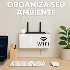 Suporte Para Roteador Modem Wif-fi Adesivo Organizador