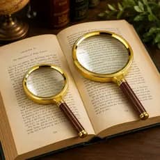 Lupa de Mão 7cm ou 9cm Lente de Aumento 10X Leitura Ampliação Jóias Artesanato