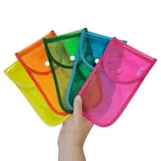 Kit Higiene Bucal Suporte Porta Escova de Dentes de Bolsa Viagem Plástico Neon