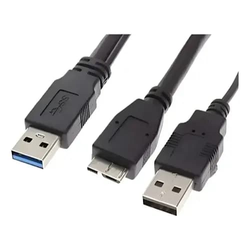 Cabo Y USB 3.0 Micro B para HD Externo 1M