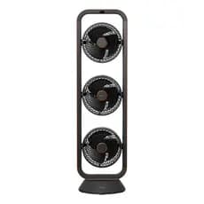 Ventilador Triplo Spirit Robot - Preto E Tabaco - 127 Volts
