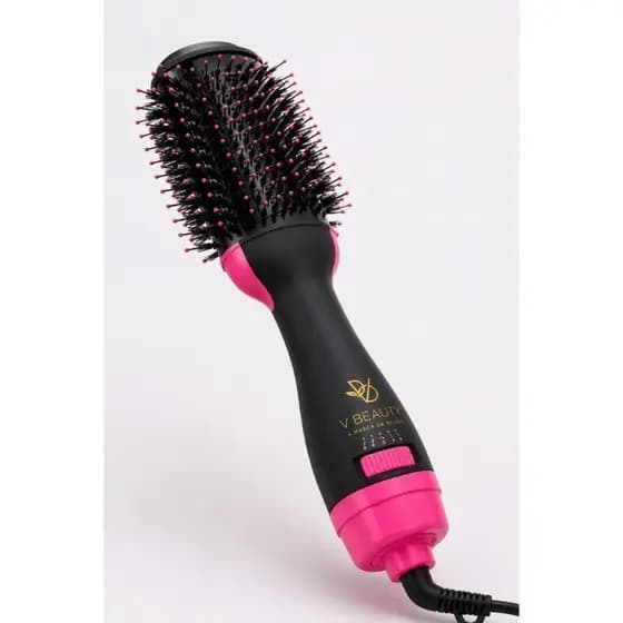 Escova 2 em 1 V Beauty Air 360° Seca Alisa e Dá Brilho 110 e 220