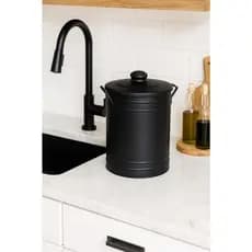 lixeira pia cozinha banheiro lavabo varias cores 8 litros com alça lixeira redonda
