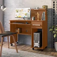 Escrivaninha Mesa Computador Office Studio - Lukaliam Móveis - 109x111x41 cm