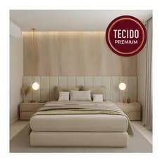 Kit 8 Cabeceiras Estofada Modular Cama Casal Padrão