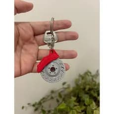 Chaveiro Disco de Freio com Pinça 3D | Presente Automotivo Geek Gamer
