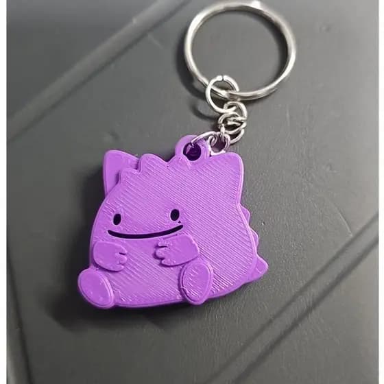 Chaveiro Pokemon Gengar Ditto