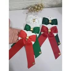Laço Com Pontas, Laço Festas, Laço na Presilha, Laço Infantil