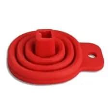 Funil Retrátil Flexível Silicone Cozinha Utensilio Domestica